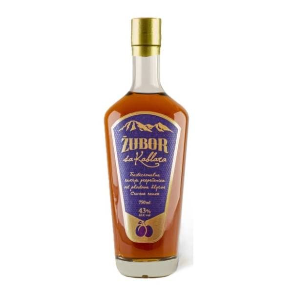 Rakija ŽUBOR SA KABLARA prepečenica 0,75l 0