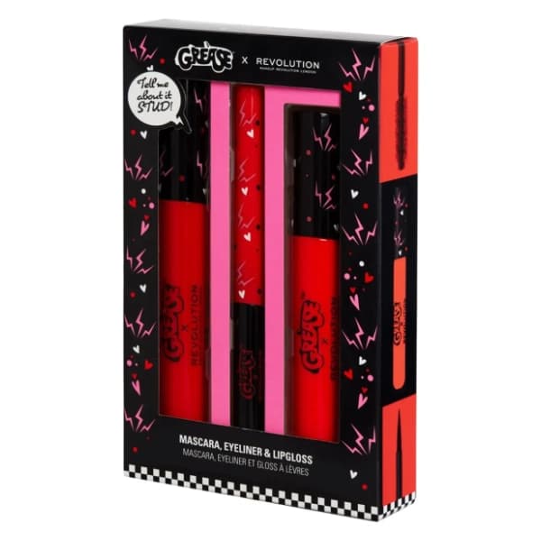 REVOLUTION Grease shape up set (maskara, ajlajner i sjaj) 0