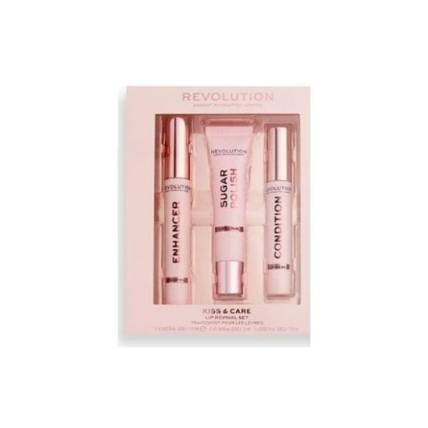 REVOLUTION Kiss & Care set (piling, maska i tonirano ulje) 0