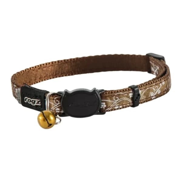 ROGZ SilkyCat ogrlica za mačke 20-31cm bronze 0
