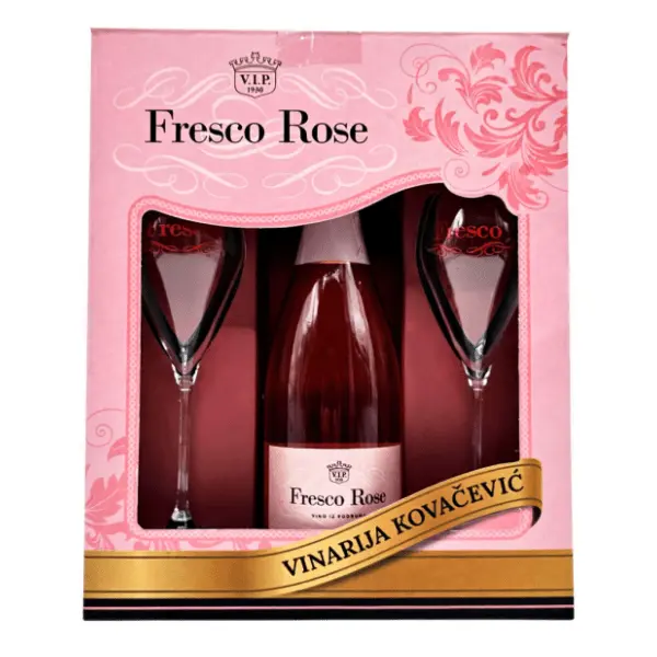 Roze vino KOVAČEVIĆ Fresco set 0,75l 0