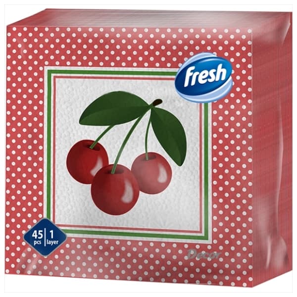 Salvete FRESH Frutti 1sl 45kom 0