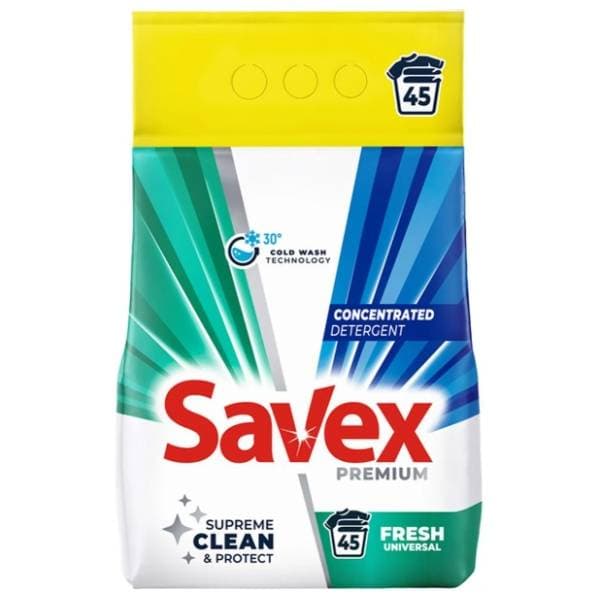SAVEX Fresh deterdžent za veš 45 pranja (3,6kg) 0