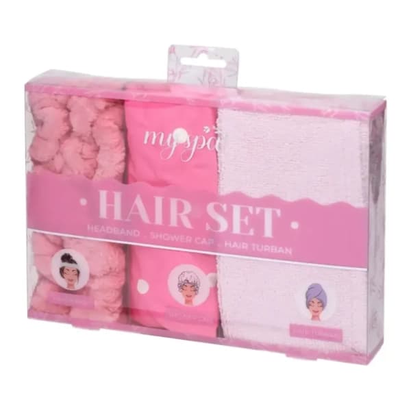 Set za kosu MY SPA roze MS96 0