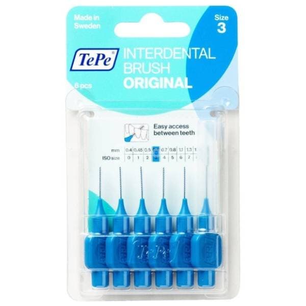 TEPE ISO 3 Original interdentalne četkice plave 6kom 0
