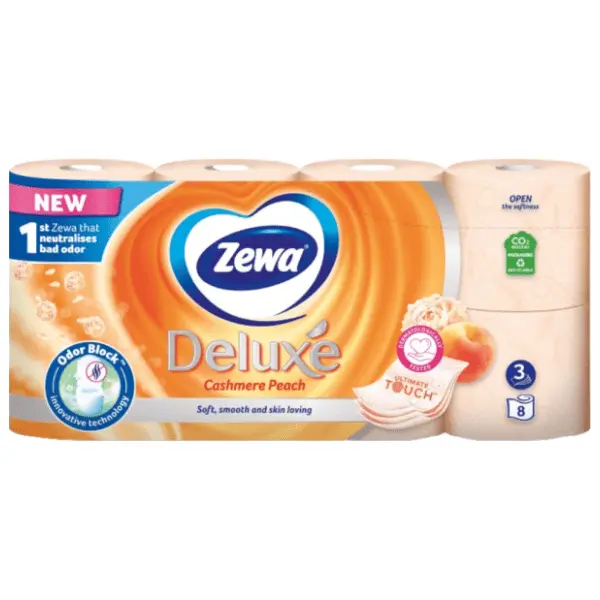 Toalet papir ZEWA deluxe peach 3sloja 8kom 0