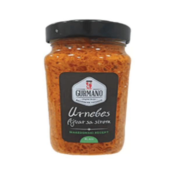 Urnebes GURMANO Ajvar sa sirom blagi 490g 0