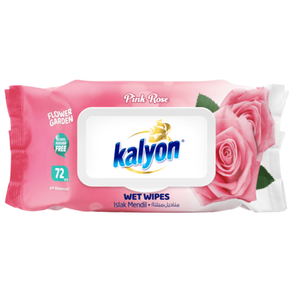 Vlažne maramice KALYON flower garden pink ruža 72kom 0
