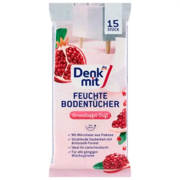 Vlažne maramice za pod DENKMIT nar 15kom 0