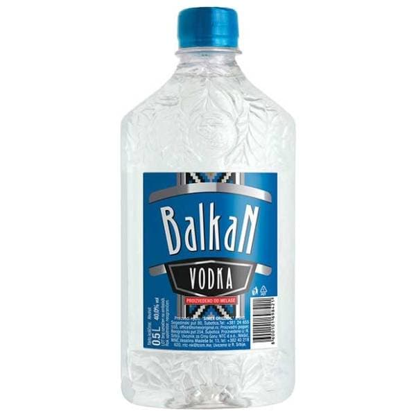 Vodka SIMEX Balkan pet 0,5l 0
