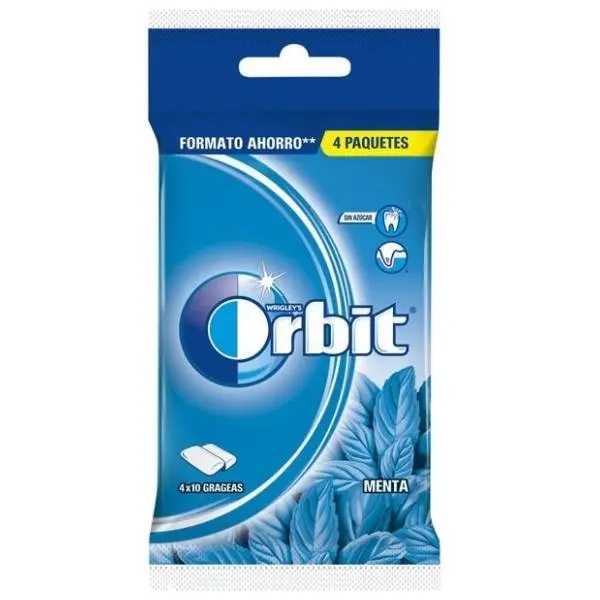 Žvake ORBIT Pepermint wrigley 56g 0