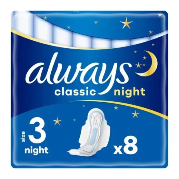 ALWAYS Classic night ulošci 8kom 0