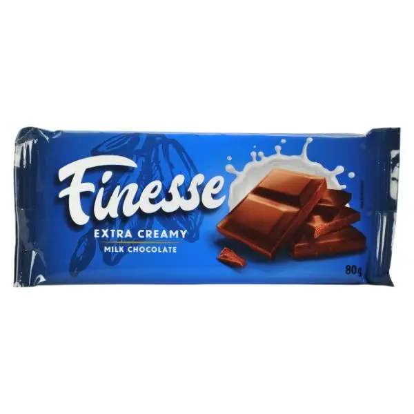 Čokolada FINESSE mlečna 80g 0