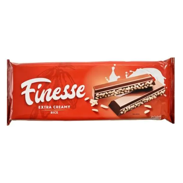 Čokolada FINESSE mlečna sa rižom 200g 0