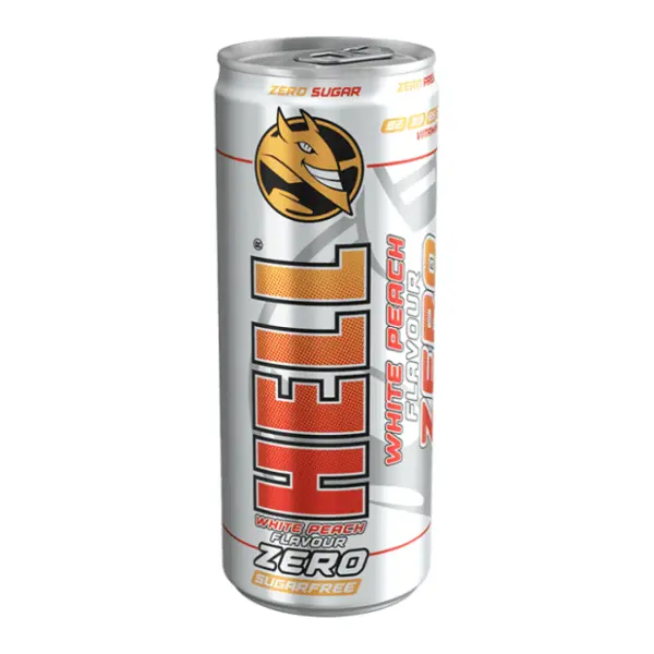 HELL zero white peach 250ml 0