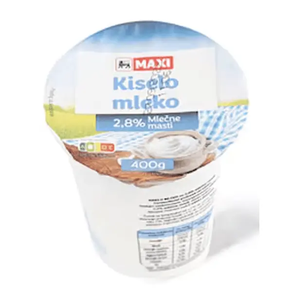 Kiselo mleko MAXI 2,8%mm 400g 0