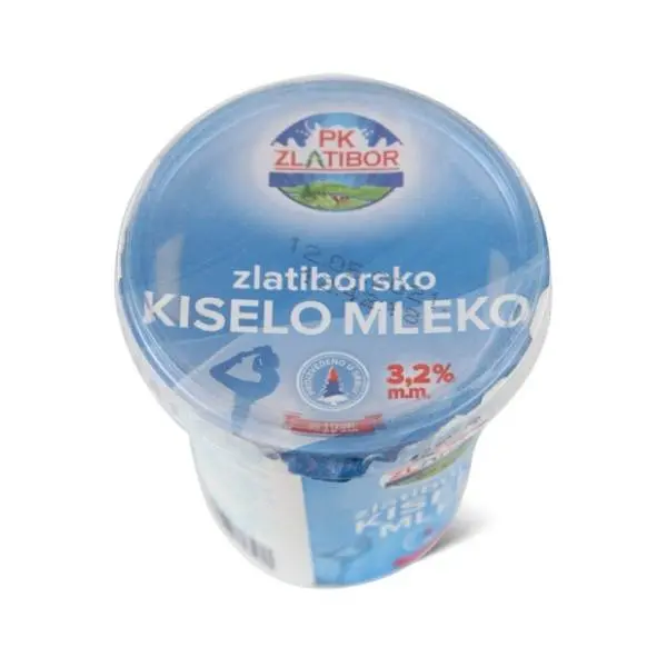 Kiselo mleko ZLATIBORSKO 3,2%mm 380g 0