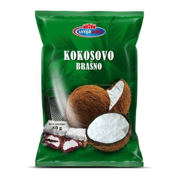 Kokosovo brašno UNIJAPAK 80g 0