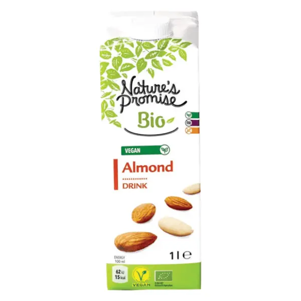 NATURE'S PROMISE Bio napitak od badema bez glutena 1l 0