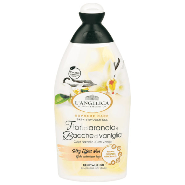 Gel za tuširanje L'ANGELICA cvet narandže i vanila 500ml 0