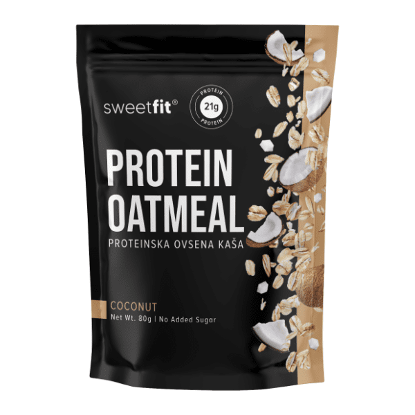 SWEETFIT proteinska ovsena kaša kokos 80g 0