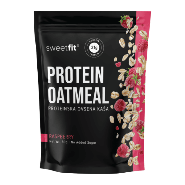 SWEETFIT proteinska ovsena kaša malina 80g 0