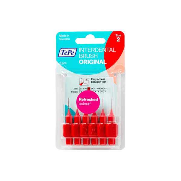 TEPE ISO 2 Original interdentalne četkice crvene 6kom 0