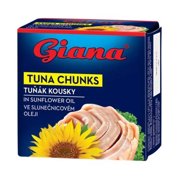 Tunjevina GIANA komadi u suncokretovom ulju 80g 0