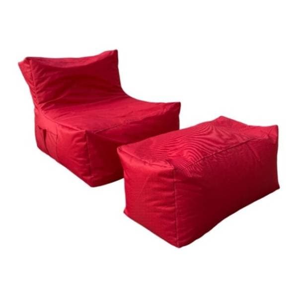 Baštenski lazy bag set ATELIER DEL SOFA XXL Sedir crveni 0
