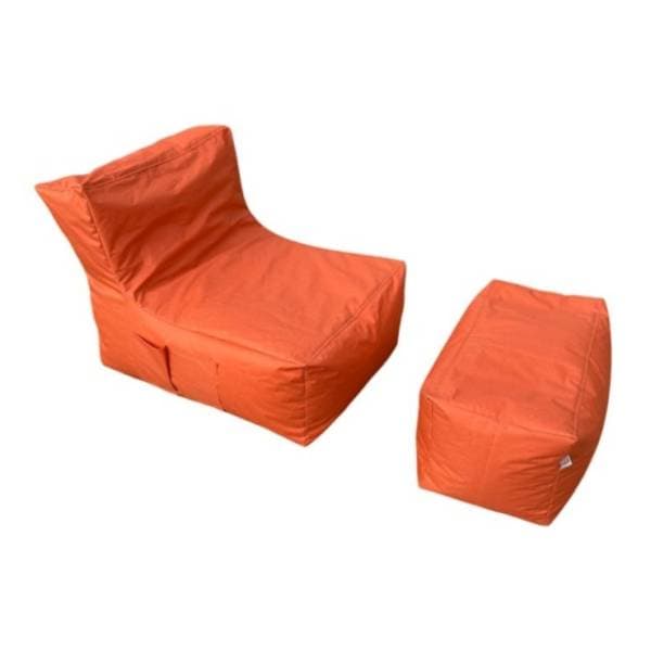 Baštenski lazy bag set ATELIER DEL SOFA XXL Sedir narandžasti 0