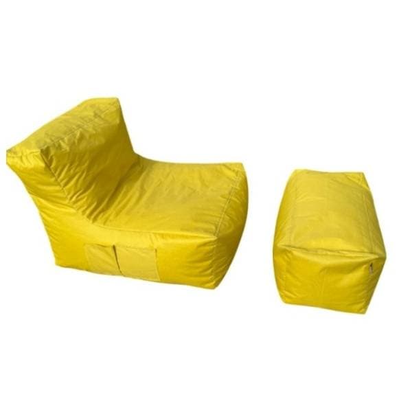 Baštenski lazy bag set ATELIER DEL SOFA XXL Sedir žuti 0