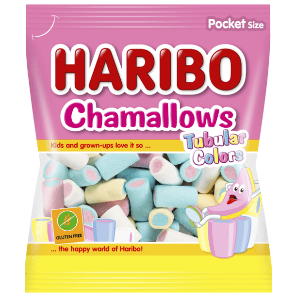 Gumene bombone HARIBO Chamallows ubular colors 90g 0
