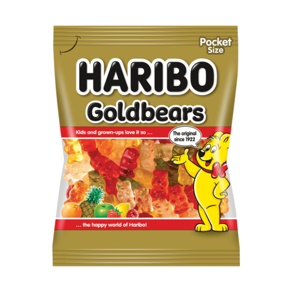 Gumene bombone HARIBO Goldbaren 100g 0
