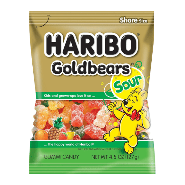 Gumene bombone HARIBO Goldbears sour 100g 0