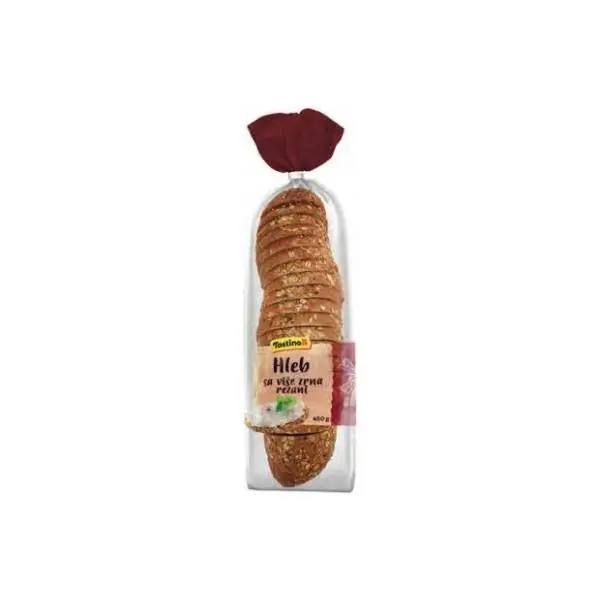 Hleb TASTINO više vrsta zrna rezani 450g 0