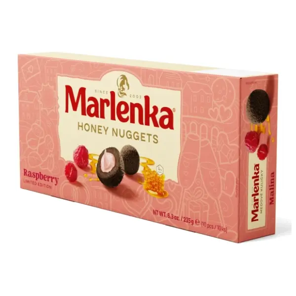 MARLENKA Medene kuglice malina 235g 0