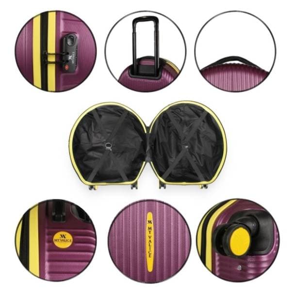 MYVALICE kofer Zoozie Bags ljubičasti 2392 2