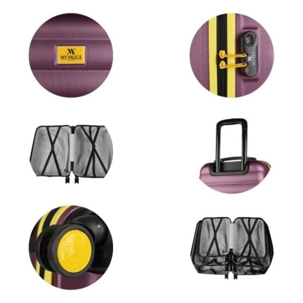 MYVALICE kofer Zoozie Bags ljubičasti 6865 2