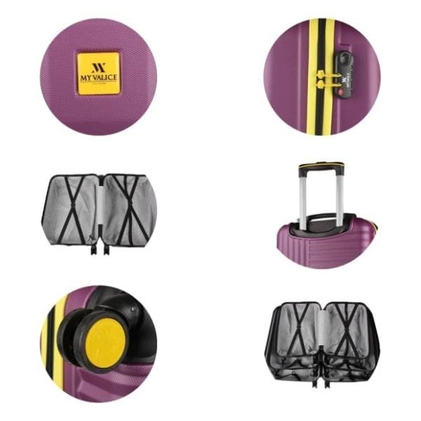 MYVALICE kofer Zoozie Bags ljubičasti 8739 2
