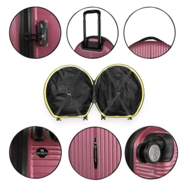 MYVALICE kofer Zoozie Bags roze 2361 2