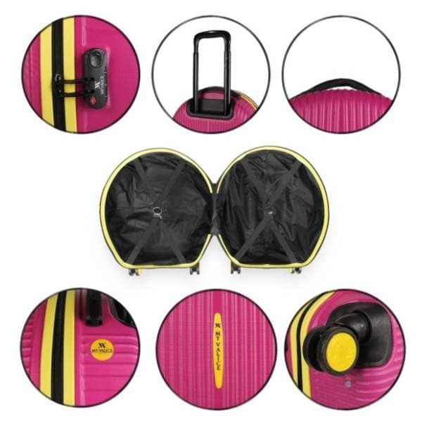 MYVALICE kofer Zoozie Bags roze 2385 2