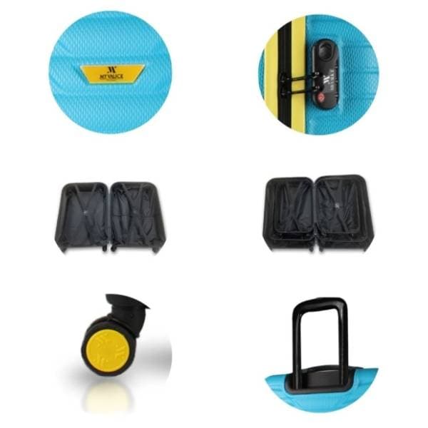 MYVALICE kofer Zoozie Bags tirkizni 6018 2