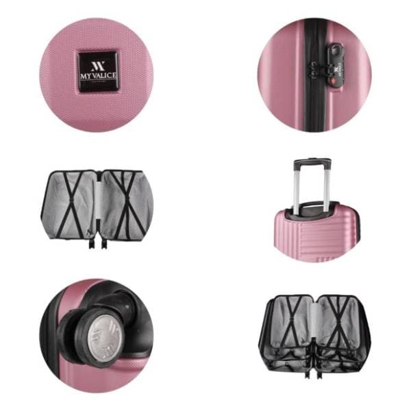 MYVALICE kofer Zoozie Bags roze 8616 2