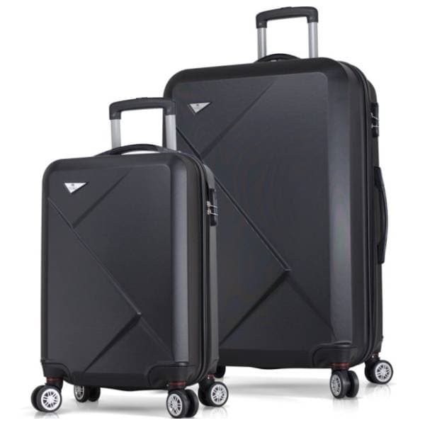 MYVALICE set kofera Zoozie Bags Diamond crni 2kom 8022 0