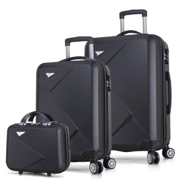 MYVALICE set kofera Zoozie Bags Diamond crni 3kom 1482 0