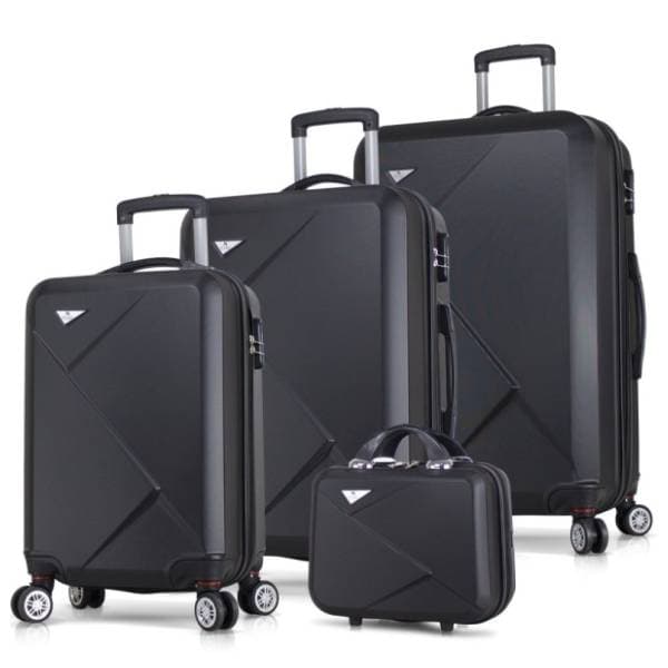 MYVALICE set kofera Zoozie Bags Diamond crni 4kom 1369 0