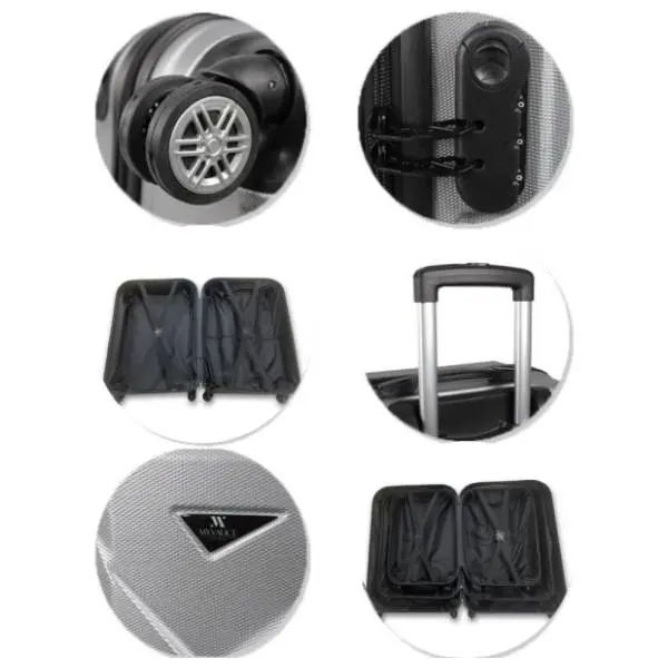 MYVALICE set kofera Zoozie Bags Diamond plavi 2kom 6967 2