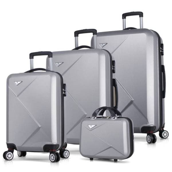 MYVALICE set kofera Zoozie Bags Diamond sivi 4kom 4964 0