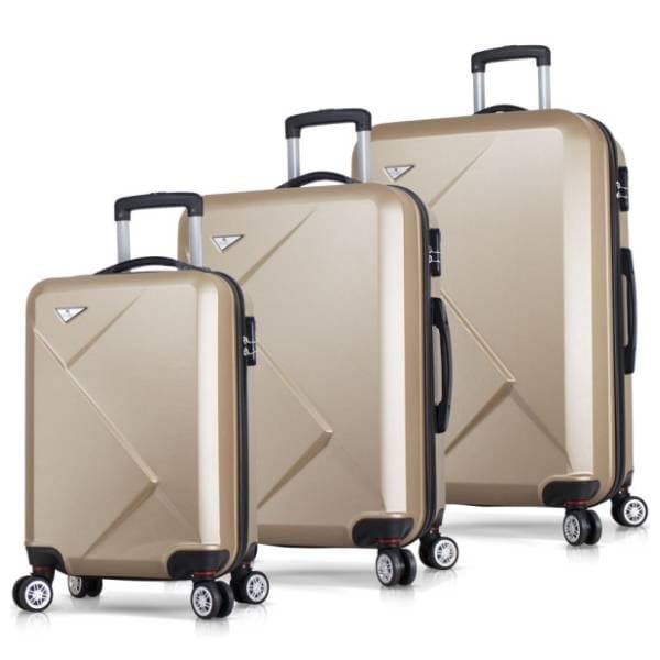 MYVALICE set kofera Zoozie Bags Diamond zlatni 3kom 6790 0