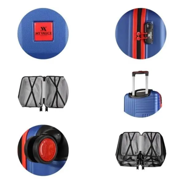 MYVALICE set kofera Zoozie Bags plavi 2kom 8227 2